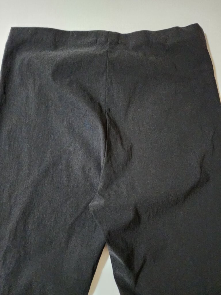 Franne Golde Nwt Black Pull On High Rise All Season Classic Pants — image 4 of 8
